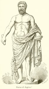 Statue von Jupiter von English School