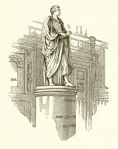 Statue von Lord Erskine in der Lincolns Inn Hall