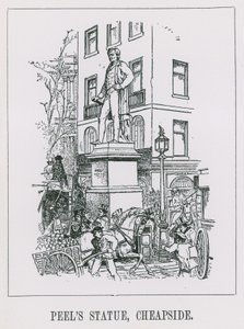 Statue von Peel von English School