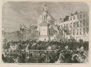 Statue von Richard Cobden von English School