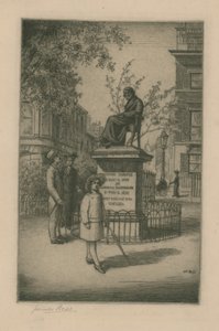 Statue von Thomas Carlyle von English School