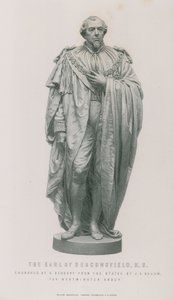 Statue des Earl of Beaconsfield von English School