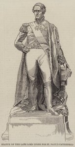 Statue des verstorbenen Lord Lyons für die St. Paul