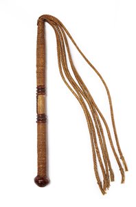 Strangpeitsche (Holz & Leder) von English School