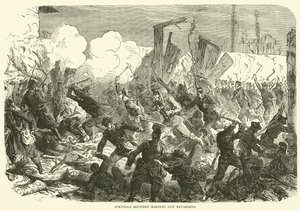 Kampf zwischen Marinesoldaten und Bayern, Dezember 1870