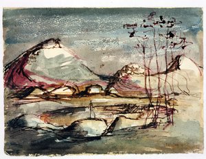 Studie für eine Landschaft, 1957