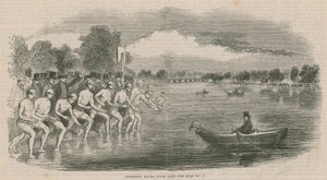 Schwimmwettbewerbe, Hyde Park, London von English School