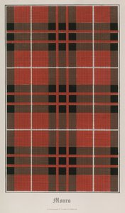 Tartan des Clans Munro von English School