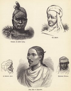 Tawhiao, der Maori-König, der Mahdi, ein Risharin-Araber, König John von Abessinien, Khartoum-Frau von English School