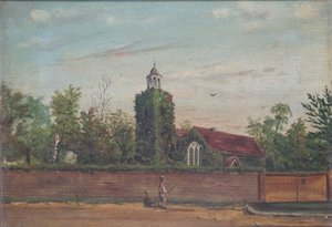 Teddington Kirche Middlesex, ca. 1900 von English School