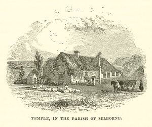 Tempel, in der Gemeinde Selborne (Gravur)