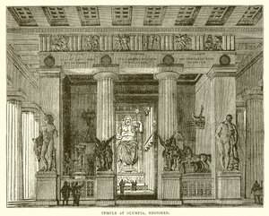 Tempel in Olympia, restauriert von English School