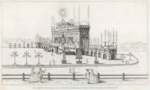 Tempel zu Ehren des Friedens von Aachen 1749