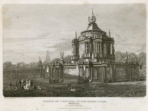 Tempel der Eintracht, errichtet für den Frieden von 1814