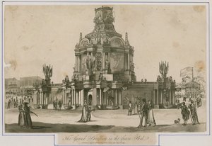 Tempel der Eintracht, errichtet für den Frieden von 1814 von English School