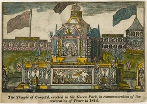 Tempel der Eintracht zur Feier des Friedens von 1814