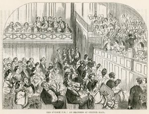 Zehn Uhr abends: Ein Oratorium in der Exeter Hall von English School