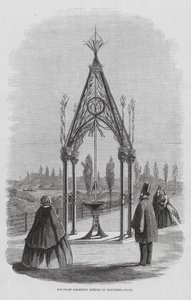 Teulon-Brunnen, Battersea Park, London, England von English School
