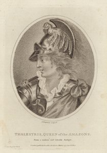 Thalestris, Königin der Amazonen von English School