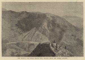 Der Afghanische Krieg, Shadi Bogiar Pass, Khyber, von den Sarkai Höhen