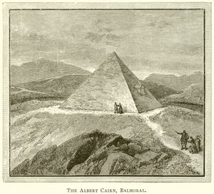 Der Albert Cairn, Balmoral von English School