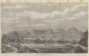 Der Albert-Palast im Battersea Park (Gravur) von English School