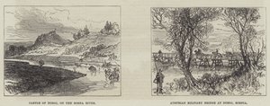 Die Österreicher in Bosnien (Gravur) von English School