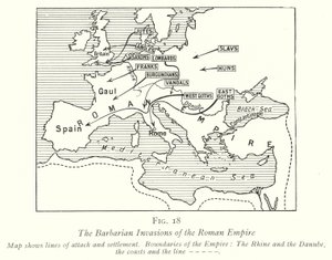 Die Barbarischen Invasionen des Römischen Reiches von English School