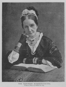 Die Baronin Burdett-Coutts (Gravur)