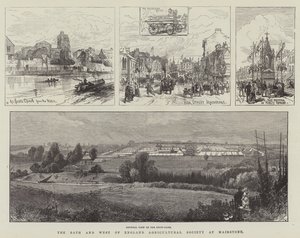 Die Bath und West of England Agricultural Society in Maidstone (Stich)