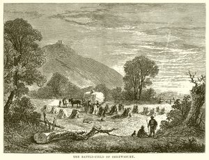 Das Schlachtfeld von Shrewsbury von English School