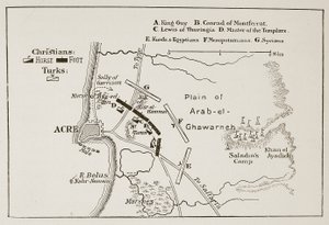 Die Schlacht von Akkon, 4. Oktober 1189