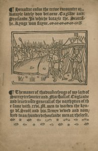 Die Schlacht von Flodden von English School