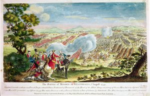 Die Schlacht von Minden in Westfalen 1759