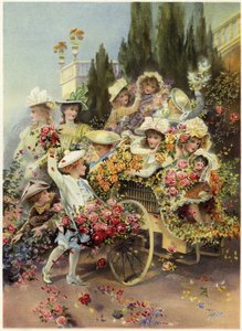Die Schlacht der Blumen von English School