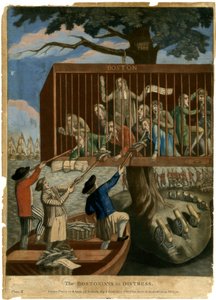 Die Bostoner in Not, 1774