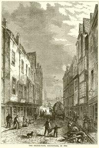 The Bridge-Foot, Southwark, 1810 von English School