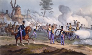 Die britische königliche Pferdeartillerie - Kanonen auf dem Schlachtfeld, 1835