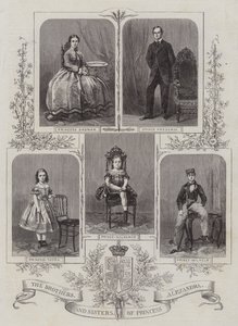 Die Brüder und Schwestern von Prinzessin Alexandra von English School