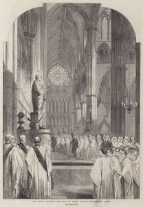Das Begräbnis von Lord Macaulay in der Poets