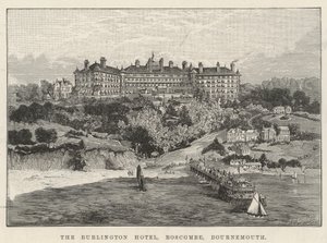 Das Burlington Hotel, Boscombe, Bournemouth von English School