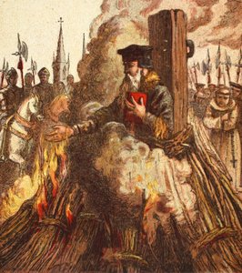Die Verbrennung von Cranmer, veröffentlicht 1890