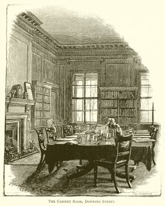 Das Kabinettszimmer, Downing Street von English School