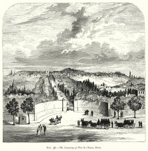 Der Friedhof Père Lachaise, Paris von English School