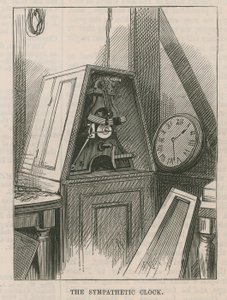 Das zentrale Postamt-Telegraphen-Etablissement: Die sympathische Uhr von English School