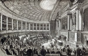 Die Abgeordnetenkammer, Paris, aus 