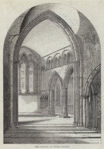 Der Chor der Kirche von Hythe (Gravur) von English School