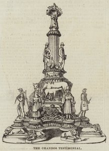 Das Chandos-Denkmal von English School