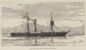 Das chinesische Teeschiff Mee-Foo (Gravur)