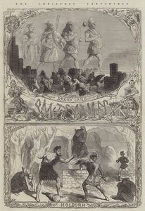 Die Weihnachts-Pantomimen (Stich) von English School